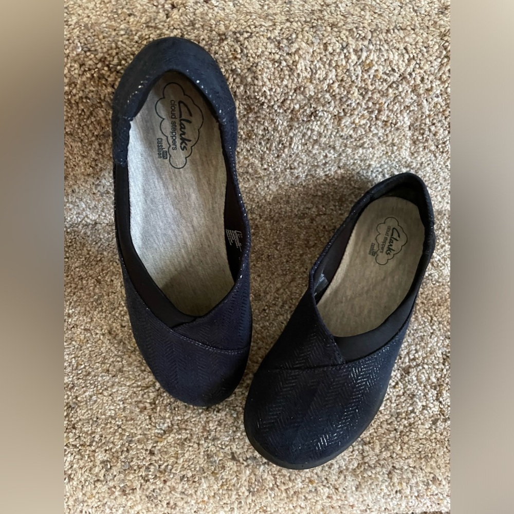Clark’s Cloud Steppers, Size 7 M, Navy